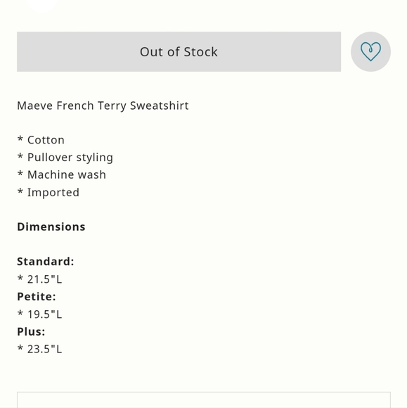 Anthropologie Maeve French Terry Sweatshirt  white Green/Pink NWT - L - Picture 6 of 6